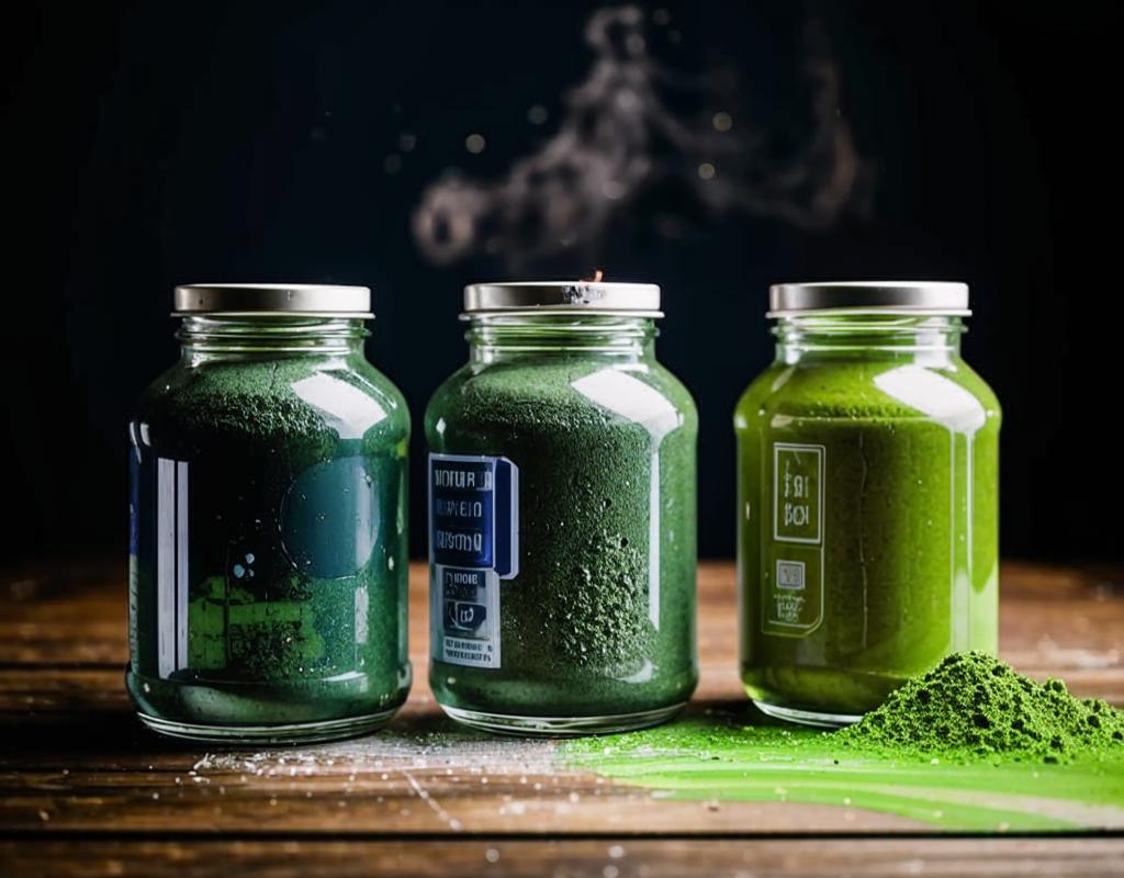 Green superfood powder